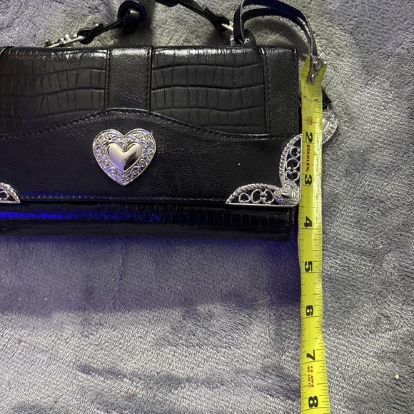 Brighton convertible black leather crossbody wallet - Picture 6 of 6